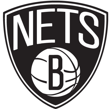 Logo for the NBAs Brooklyn Nets franchise