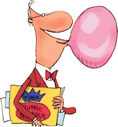 Bubble gum illustration