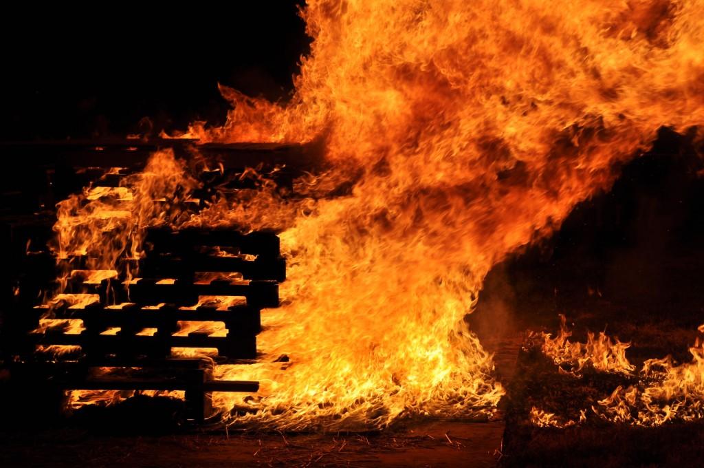 Photo Gallery: Turkey Day bonfire