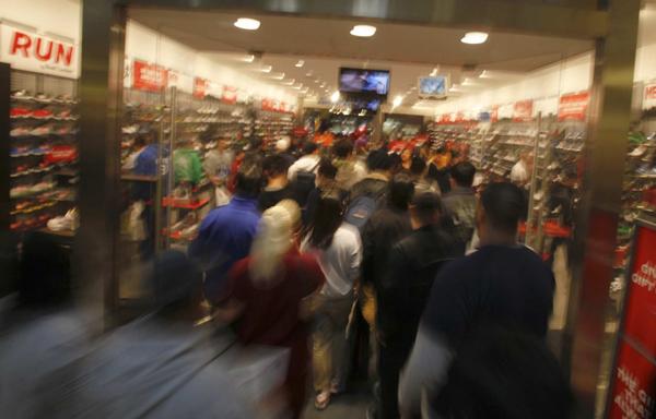 Black Friday shoppers flock to stores in hopes of finding the best deals.