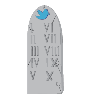 Ten Commandments of Twitter