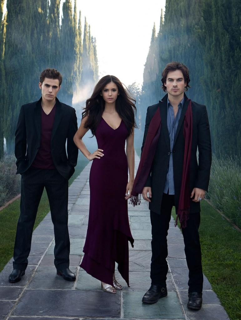 The cast of The Vampire Diaries which premieres Oct. 3 on The CW.
