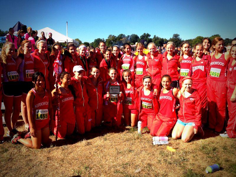 Junior+Varsity+girls+take+a+second+place+win+at+Forest+Park+Invitational.+