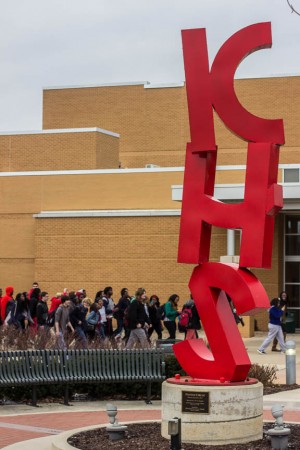 Kirkwood High School students protest
