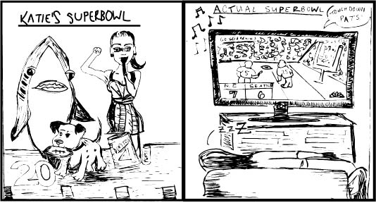 Katie superbowl art