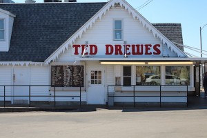One of the most famous custard places in St. Louis, Ted Drewes, has been around for over 80 years. The unique custard shop also sells Christmas trees during the winter season.