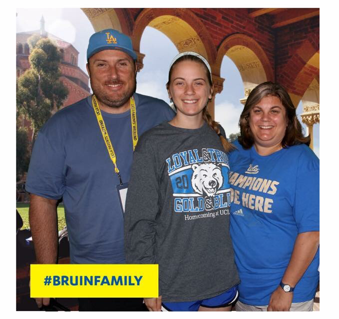 Claire Hubert, center and 2015 alumnus and sophomore at University of California-Los Angeles, gets her picture taken with her parents Tony and Melanie Hubert on parents weekend. Claire was always competitive in high school, so she thought it natural for her to apply to the most competitive of colleges. “UCLA was my dream since I was eleven and I wasn’t sure if I would get in, so I was looking at other schools that were the same academic caliber,” Hubert said. ” I knew I wanted to go somewhere academically challenging and I think I got caught up in admissions rates and the competitiveness of schools.”