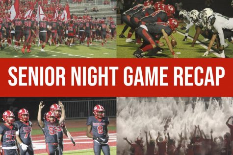 KHS footballs Senior Night ended in a 38-17 win for the Pioneers. Photos by Ella Davies; visual by Hayden Davidson.