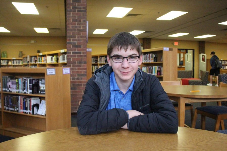 Ben Voller, senior, has been involved in Kirkwoods gifted program since fifth grade. 