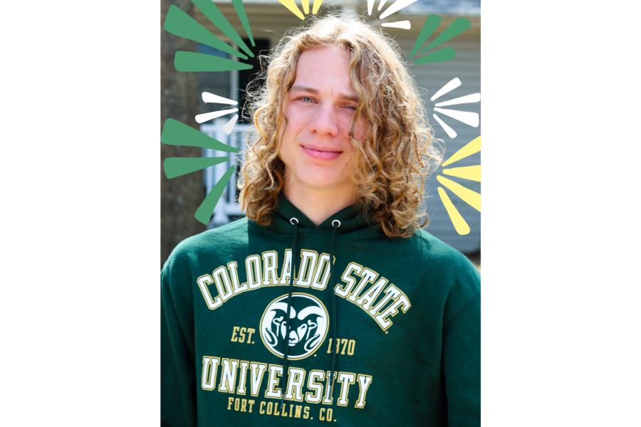Ross Stauder, senior, will be attending Colorado State University to study computer sciences.
