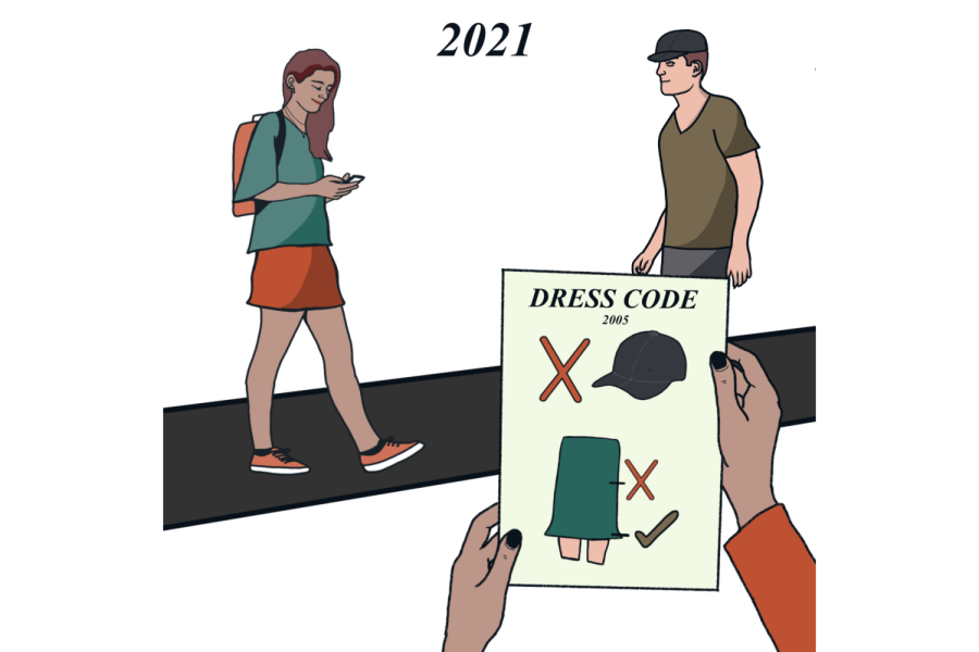 With the dress code policy being a controversial topic at KHS these past couple weeks, TKC staff unanimously (68/68) voted that the dress code should be updated to address its inconsistency, sexism and outdated policies.