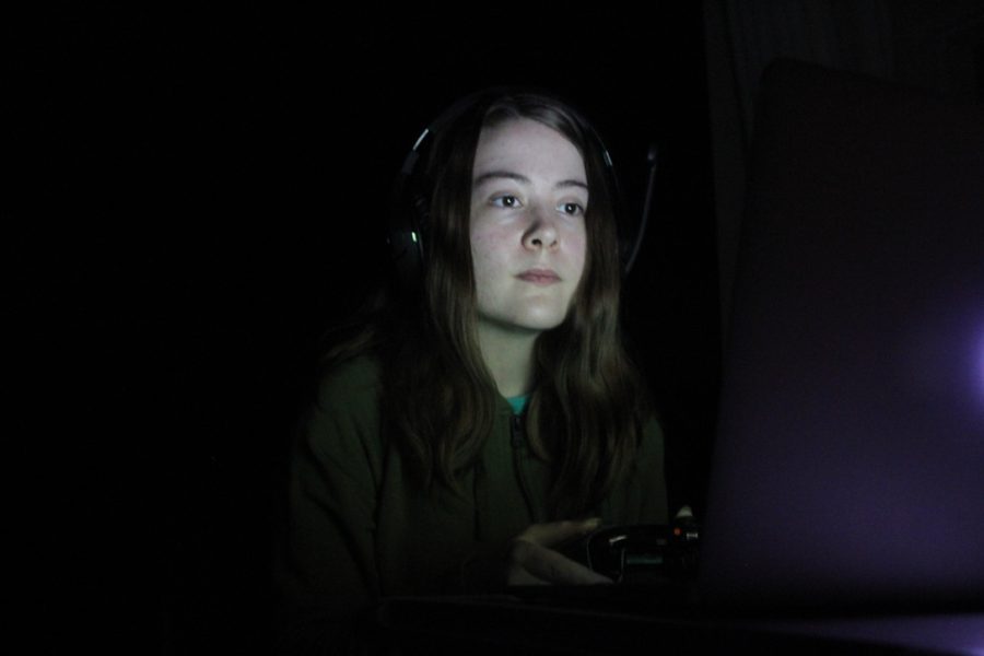 Abbi Weston, junior, started to play video games at the age of 10. 