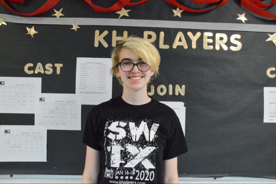 Ayla Burba, junior, has been on crew for six KH Players productions.