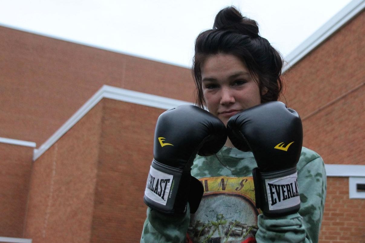 Audrey Coats said the boxing class is a hardcore workout, but more importantly an outlet for her. 
