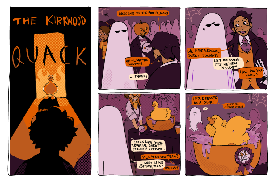 Happy Halloween! The Kirkwood Quack is a TKC comic strip distributed once each cycle. 
