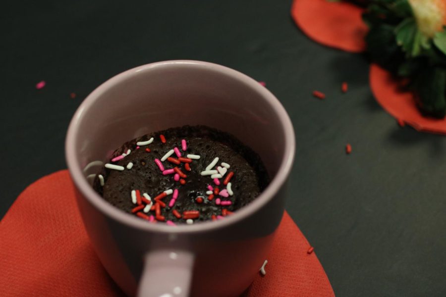 Single-serve chocolate mug cake