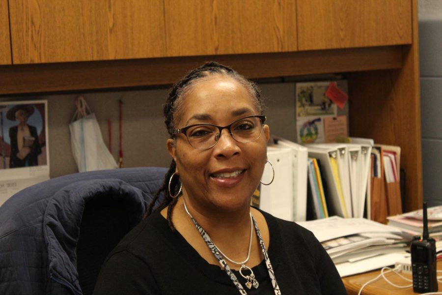 My ultimate [favorite part] is just the relationships that I have with kiddos in the classroom, and I also coached cheerleading for a period of time. Ive done BACC for a number of years. But just the relationships with the kids. -Romona Miller