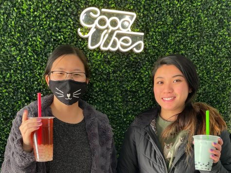 Lily Clark (right) and Luci Clark (left) plan on starting their own boba business in Kirkwood.
