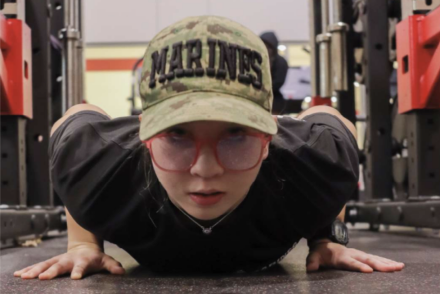 Mary McLaughlin hopes to join the infantry for the Marine Corps.