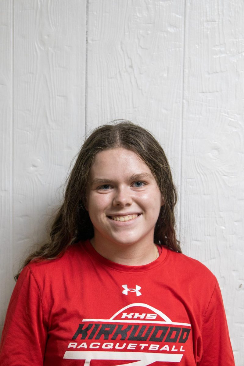 Mia Risch is a senior at KHS and has been playing racquetball for three years.