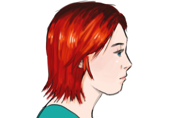 Side profile of Ladybird from the movie that shares the same name. The article is based upon her movie.