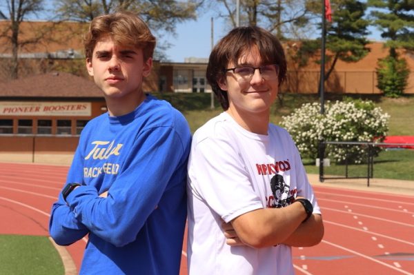 Joe Snyder and Levi Rowan both are running Division 1 at the University of Tulsa next year.